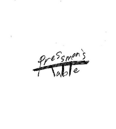 PRESSMAN'S TABLE logo