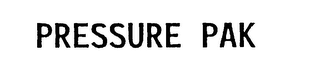 PRESSURE PAK logo
