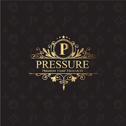 PRESSURE PREMIUM HEMP PRODUCTS logo