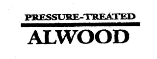 PRESSURE-TREATED ALWOOD logo