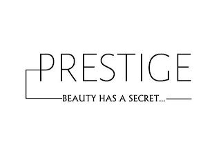 PRESTIGE BEAUTY HAS A SECRET... logo