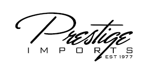 PRESTIGE IMPORTS EST 1977 logo