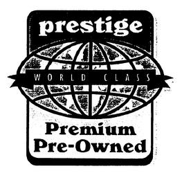 PRESTIGE WORLD CLASS PREMIUM PRE-OWNED logo