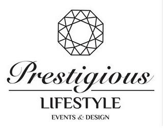 PRESTIGIOUS LIFESTYLE EVENTS AND DESIGN logo