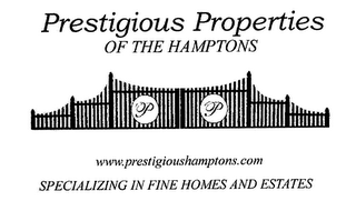 PRESTIGIOUS PROPERTIES OF THE HAMPTONS logo