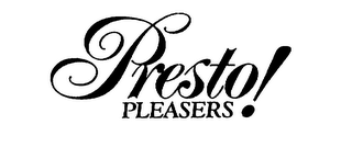 PRESTO PLEASERS! logo