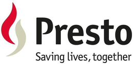 PRESTO SAVING LIVES, TOGETHER logo