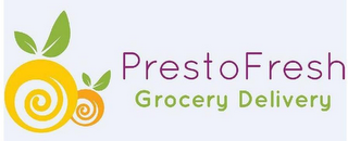 PRESTOFRESH, GROCERY, DELIVERY logo