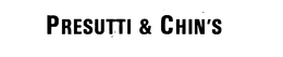 PRESUTTI & CHIN'S logo