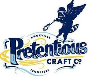 PRETENTIOUS CRAFT CO. KNOXVILLE TENNESSEE logo