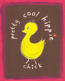 PRETTY COOL HIPPIE CHICK logo