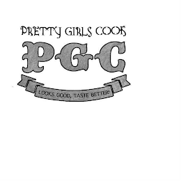 PRETTY GIRLS COOK PGC LOOKS GOOD, TASTE BETTER! logo