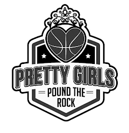 PRETTY GIRLS POUND THE ROCK logo