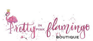 PRETTY IN PINK FLAMINGO BOUTIQUE logo