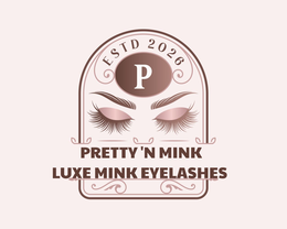 PRETTY 'N MINK LUXE MINK EYELASHES logo