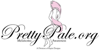 PRETTY PALE.ORG MELANOMA AWARENESS A DIVISION OF KSPIN DESIGNS logo