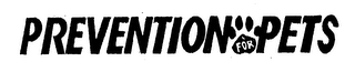 PREVENTION FOR PETS logo