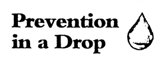 PREVENTION IN A DROP logo