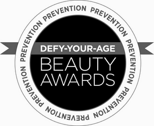 PREVENTION PREVENTION PREVENTION PREVENTION PREVENTION PREVENTION PREVENTION DEFY-YOUR-AGE BEAUTY AWARDS logo