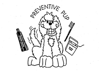 PREVENTIVE PUP TOOTH PASTE DENTAL FLOSS logo