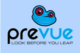 PREVUE LOOK BEFORE YOU LEAP logo