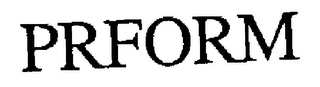 PRFORM logo
