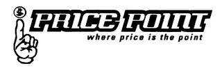 $ PRICE POINT WHERE PRICE IS THE POINT logo