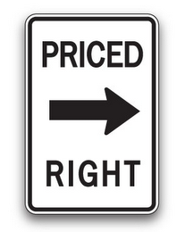 PRICED RIGHT logo
