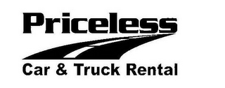 PRICELESS CAR & TRUCK RENTAL logo