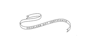 PRICELESS GIFT CERTIFICATE logo