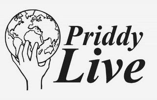 PRIDDY LIVE logo
