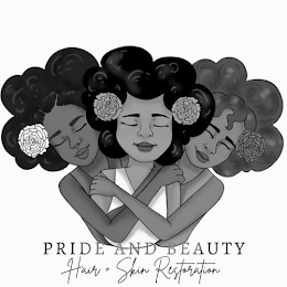 PRIDE AND BEAUTY HAIR + SKIN RESTORATION logo