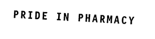 PRIDE IN PHARMACY