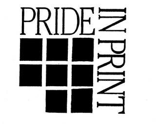 PRIDE IN PRINT logo