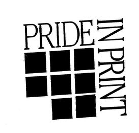 PRIDE IN PRINT logo