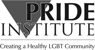 PRIDE INSTITUTE CREATING A HEALTHY LGBT COMMUNITY logo