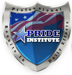 PRIDE INSTITUTE PROFESSIONAL RESULTS IN DAILY EFFORTS logo
