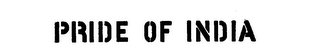 PRIDE OF INDIA logo