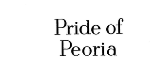 PRIDE OF PEORIA logo