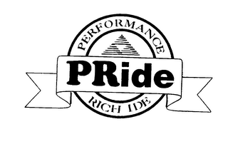 PRIDE PERFORMANCE RICH IDE logo
