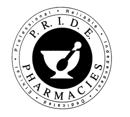 P.R.I.D.E. PHARMACIES PROFESSIONAL RELIABLE INDEPENDENT DEDICATED ETHICAL logo