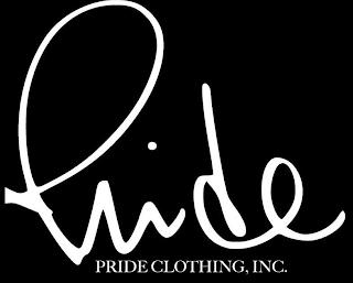 PRIDE PRIDE CLOTHING, INC. logo