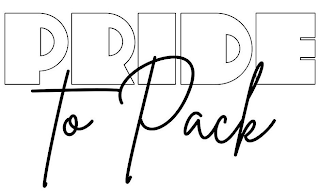 PRIDE TO PACK logo