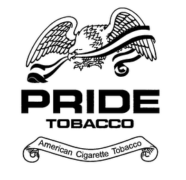 PRIDE TOBACCO AMERICAN CIGARETTE TOBACCO logo