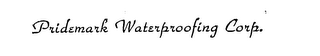 PRIDEMARK WATERPROOFING CORP. logo