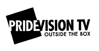 PRIDEVISION TV OUTSIDE THE BOX logo