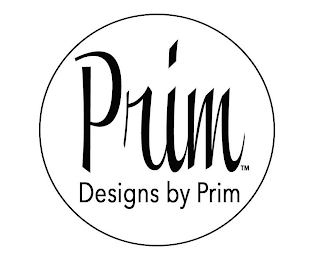 PRIM DESIGNS BY PRIM logo