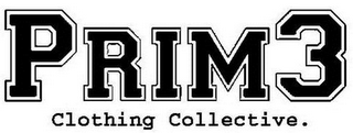 PRIM3 CLOTHING COLLECTIVE. logo