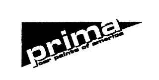 PRIMA CAR PAINTS OF AMERICA logo