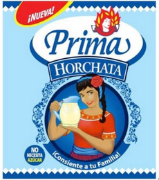 PRIMA HORCHATA ¡CONSIENTE A TU FAMILIA! INUEVA! NO NECESITA AZUCAR logo